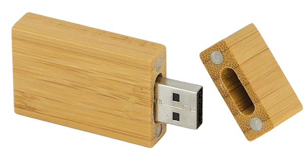 bambusowy pendrive