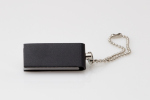 Metalowy obrotowy mini pendrive - czarny