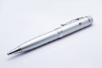 Usb długopis ze wskaźnikiem laserowym - Srebrny